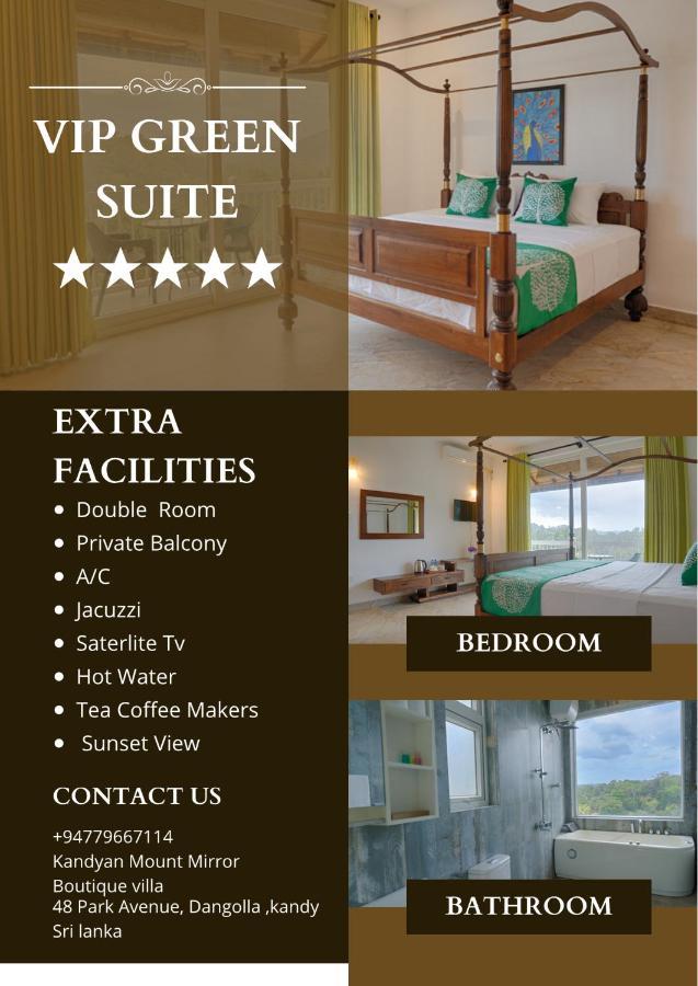 Kandyan Mount Mirror Boutique Villa Екстер'єр фото